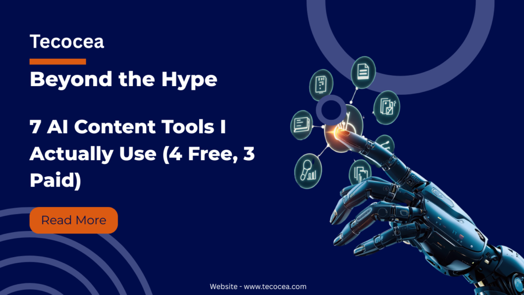 Best AI content tools free and paid featured image