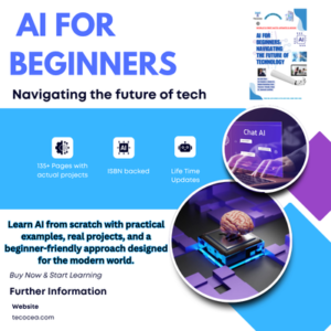 AI for Beginners ebook features and highlights graphic